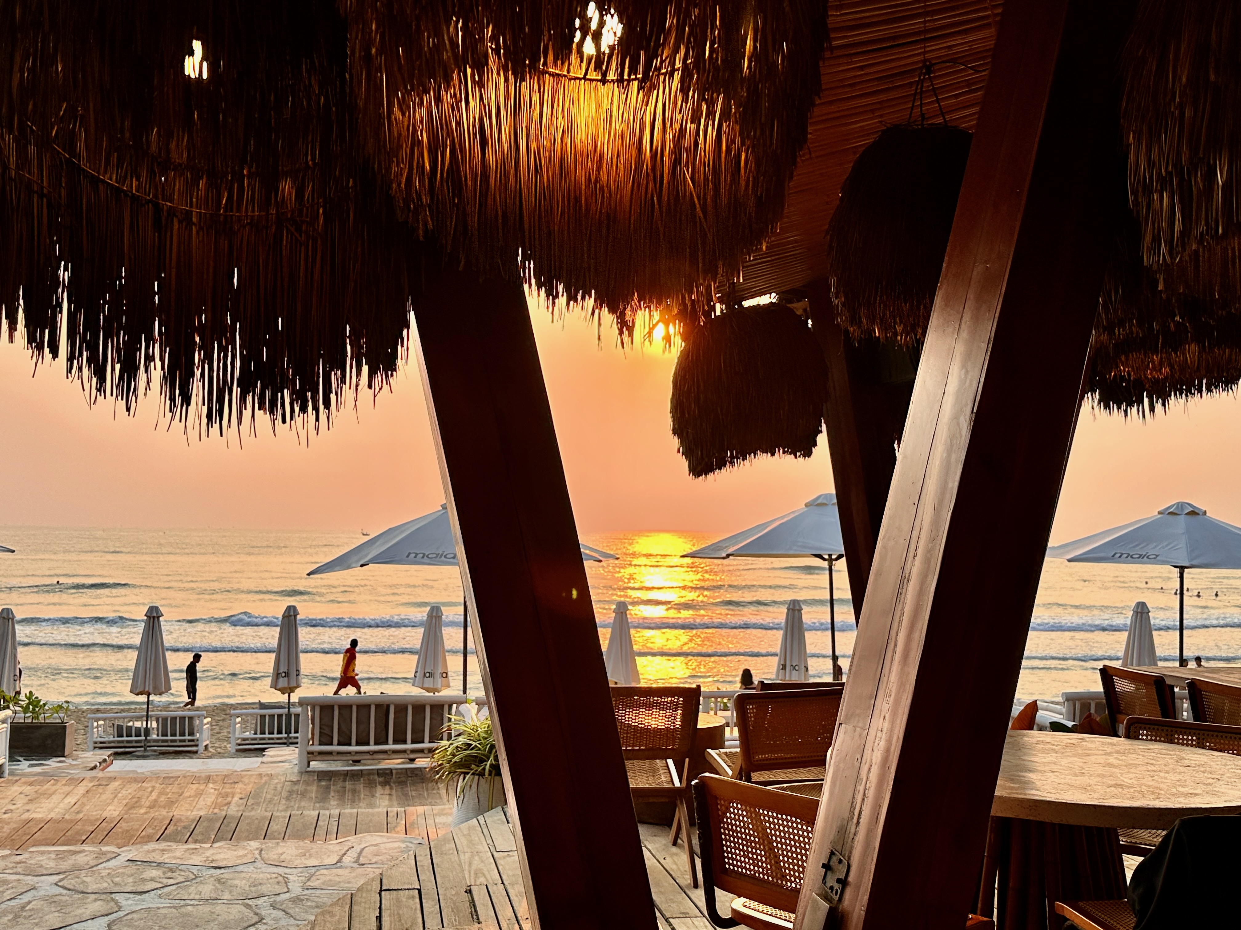 Morning beach in Da Nang
